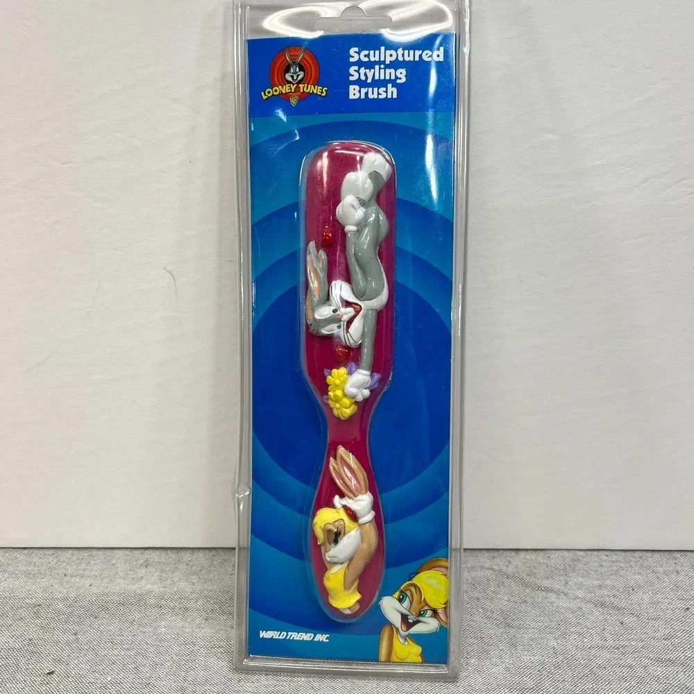 Vtg 1997 Warner Bros Looney Tunes Bugs Bunny Lola Sculptured Styling Brush New‎